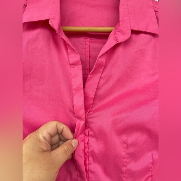 Rene Lezard Y2K pink blouse small - Picture 4 of 9